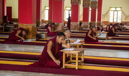 Certificate giving award ceremony of the monastic Annual Examination for 2017 held